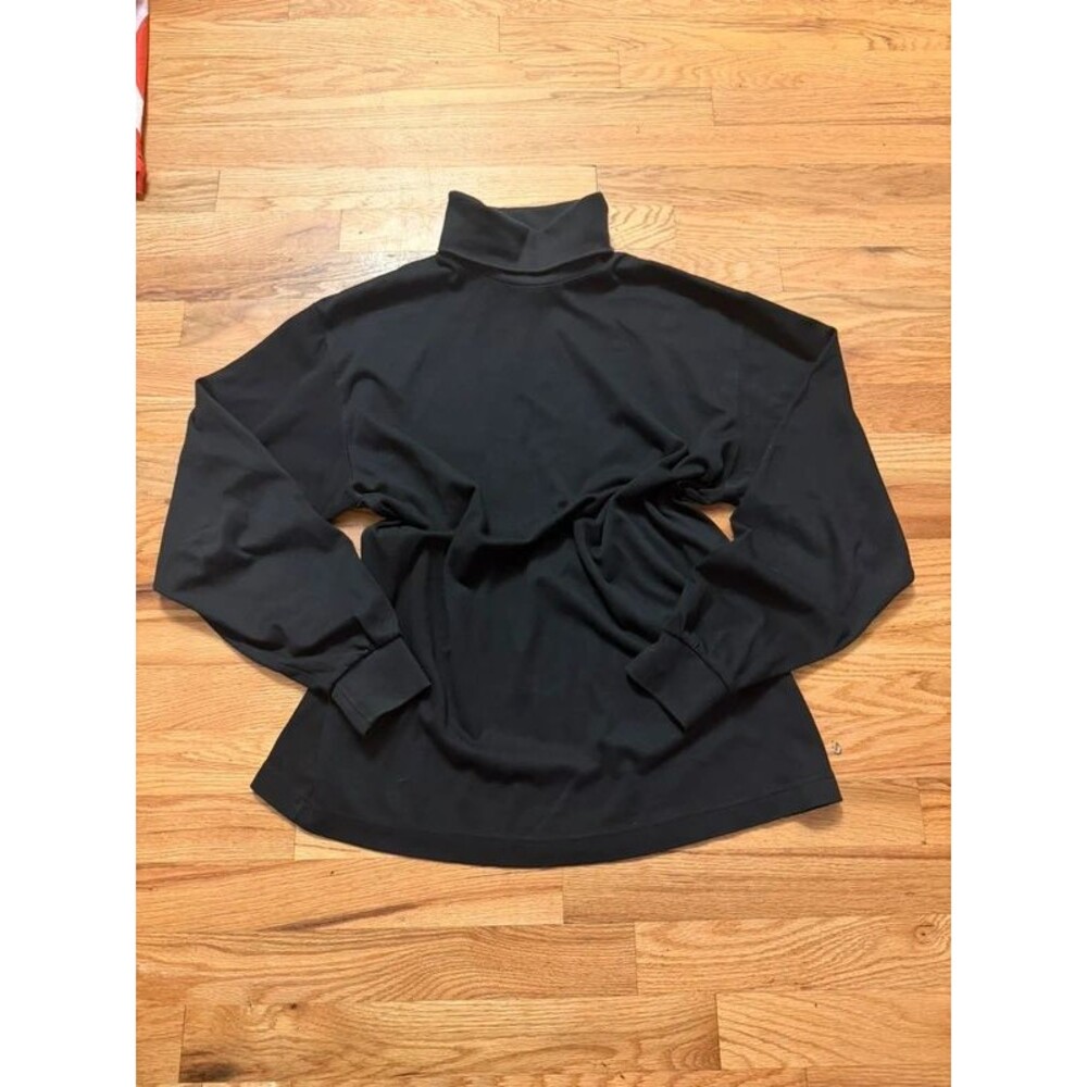 gap black cotton turtle neck